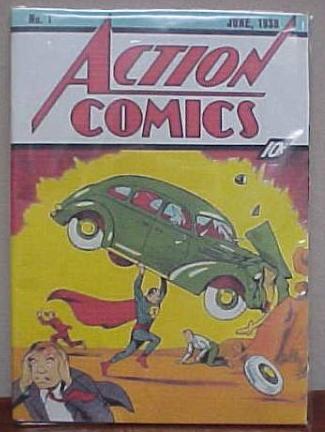 Reprint Action Comics Nr 1 von 1938 Top Zustand mit Zertifikat